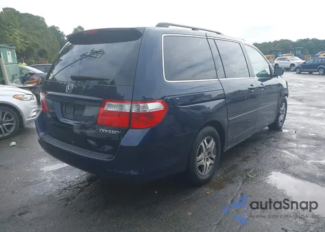 2005 Honda Odyssey Ex z USA, uszkodzony, nr VIN 5FNRL38475B038065